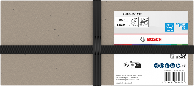 Sada flexibilních pilových kotoučů Bosch S 1122 VF Multi Material.